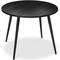 Best Choice Products Round Mid-Century Modern 35.5in Dining Table, Dinette for Home or Kitchen w/Wood Finish Steel Legs​